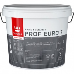 Краска для стен и потолков Tikkurila Prof Euro 7