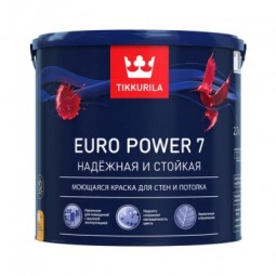 Краска Tikkurila интерьерная Euro Power 7 Евро 7