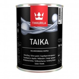 Краска Tikkurila перламутровая Taika HM Тайка серебро
