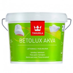 Краска Tikkurila для пола Betolux Akva Бетолюкс Аква