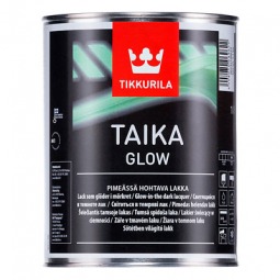 Лак Tikkurila светящийся в темноте Taika Glow Тайка Глов